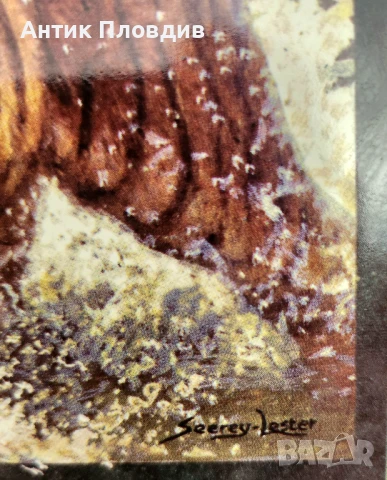 Керамична чиния „River Run“ – John Seerey-Lester, The Bradford Exchange (1999), снимка 3 - Колекции - 51338257