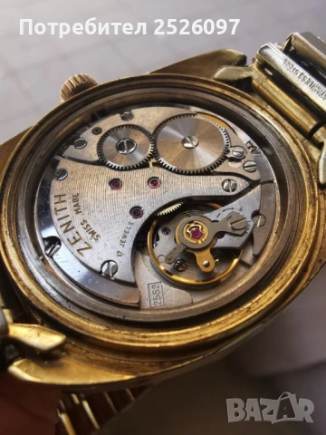Колекционерски механичен часовник Zenith Sporto 28800, снимка 7 - Мъжки - 51269583