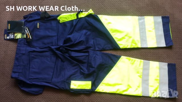 BLAKLADER 1529-1860 High-Vis Work Trousers размер 50 / M работен панталон W4-210, снимка 3 - Панталони - 46677207