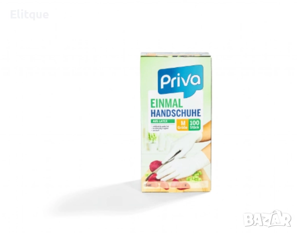 Латексови ръкавици за еднократна употреба, Priva, снимка 3 - Други стоки за дома - 52716441