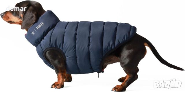 HUGO & HUDSON x HACKETT Топло зимно палто за кучета, двулицево Navy & Berry, S 30, снимка 1 - За кучета - 46264005