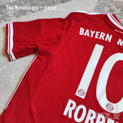 Оригинална тениска Bayern Munich 2014/15–ROBBEN10–FIFA World Champions, снимка 11 - Футбол - 53813565