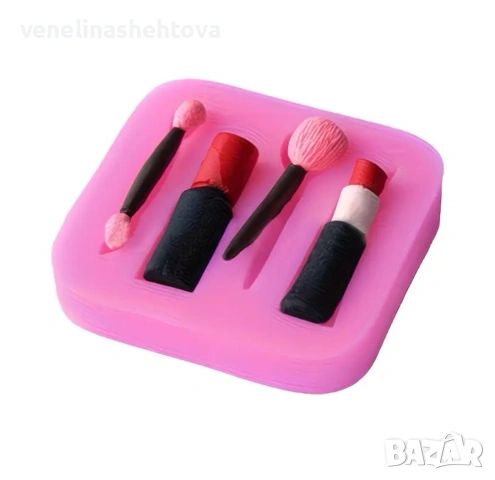 Грим червило четка силиконов гипс смола шоколад фондан за декорация на торта 