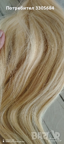 естествена сурова коса 65см.100гр, снимка 6 - Аксесоари за коса - 52316981