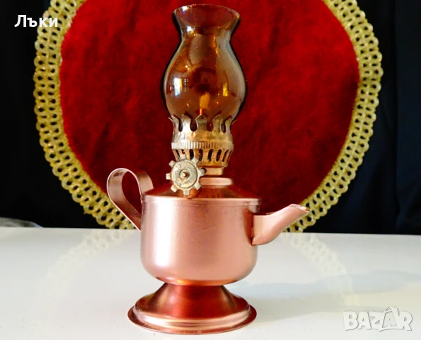 Газена лампа,Аладин,свещник. , снимка 7 - Антикварни и старинни предмети - 51409795