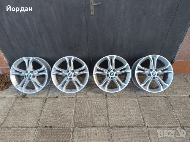 Оригинални джанти 18 ' цола 5x112 БМВ/ BMW Х3 Х4 G01 G02 + сензори, снимка 5 - Гуми и джанти - 48383746