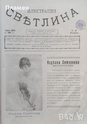 Илюстрация ''Светлина''. Кн. 1-12 / 1920, снимка 7 - Антикварни и старинни предмети - 46098958