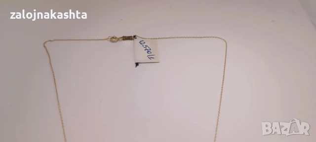 Ново Златно колие-2,11гр/14кр, снимка 5 - Колиета, медальони, синджири - 51325627