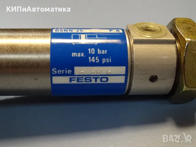 Пневматичен цилиндър Festo DSNN-25-25P-A pneumatic cylinder, снимка 5 - Резервни части за машини - 47674317