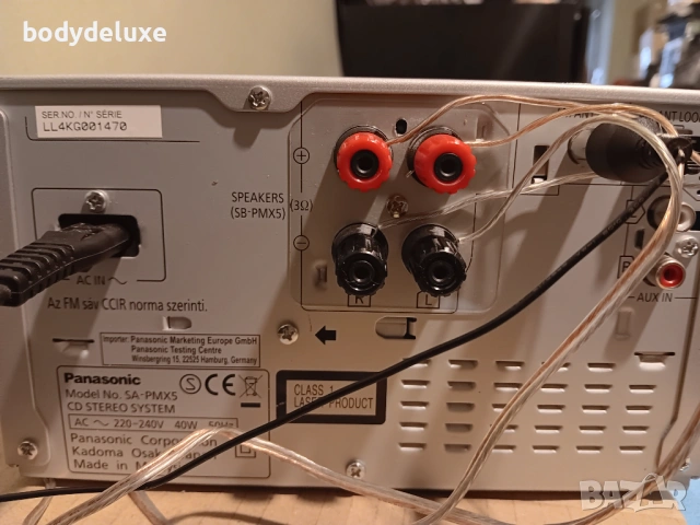 Panasonic SA-PMX5 аудио система, снимка 3 - Аудиосистеми - 53159432