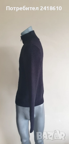 Karl Lagerfeld Cotton Knit Full Zip Cardigan Mens Size XS - S НОВО! ОРИГИНАЛ! Жилетка с цял Цип!, снимка 7 - Пуловери - 52040566