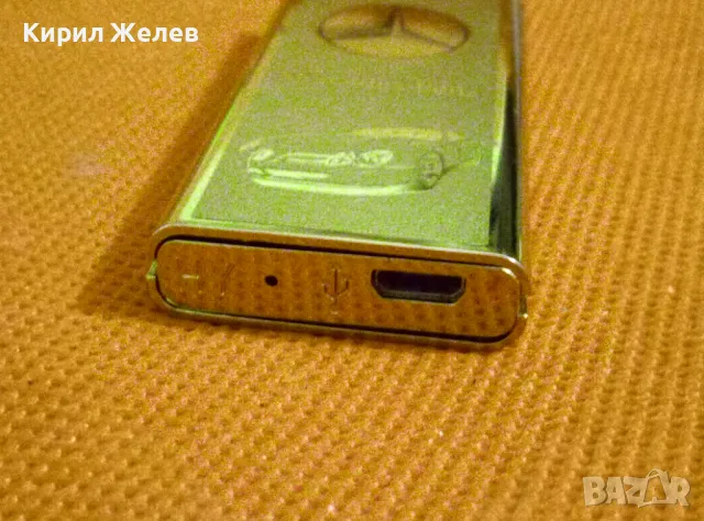 Mercedes-Benz МАРКОВА ПОЗЛАТЕНА МЕТАЛНА ЗАПАЛКА с USB ЗАРЕЖДАНЕ 47071, снимка 2 - Запалки - 47005731