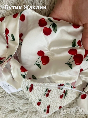 Дамски комплект с черешки , снимка 5 - Комплекти - 53436606