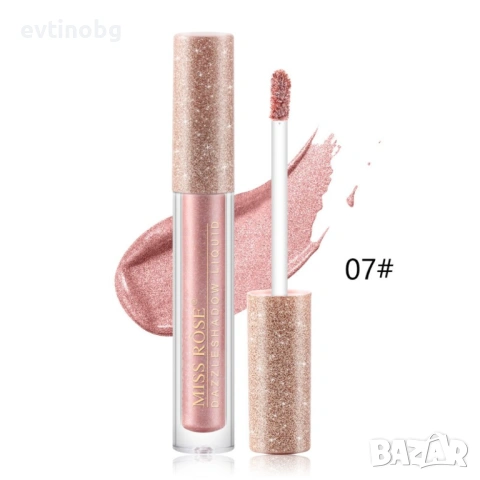 Блестящи течни сенки за очи MISS ROSE, снимка 6 - Други - 54100247