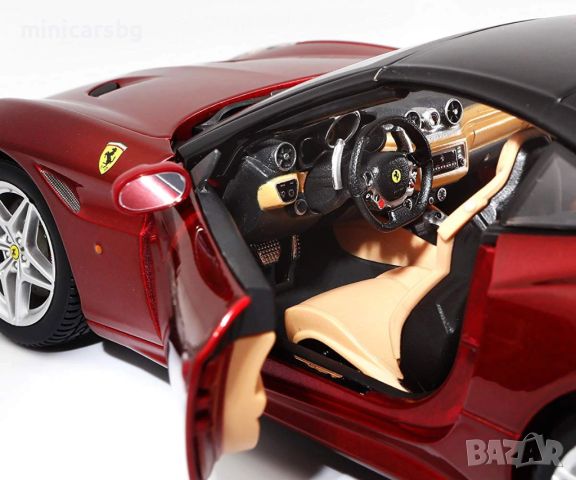 1:18 Метални колички: Ferrari California T - Bburago, снимка 5 - Колекции - 45204223