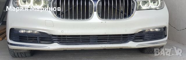 Продавам предна и задна броня  и ляв праг за BMW g11/12, снимка 3 - Части - 45888377