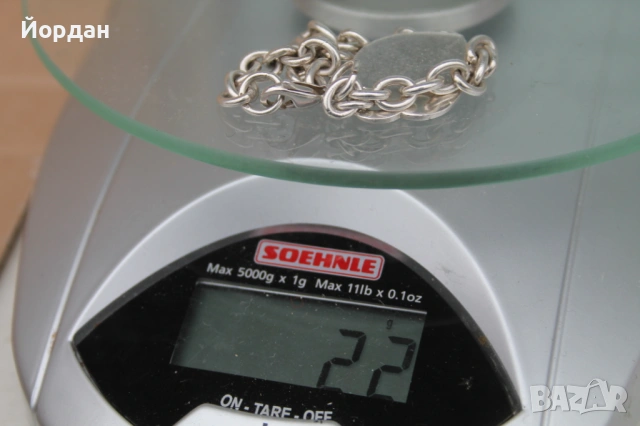 Дамска сребърна гривна , снимка 8 - Гривни - 53862721