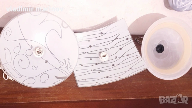 Стилни полилеи за  всекидневна, трапезария или спалня. 3 броя