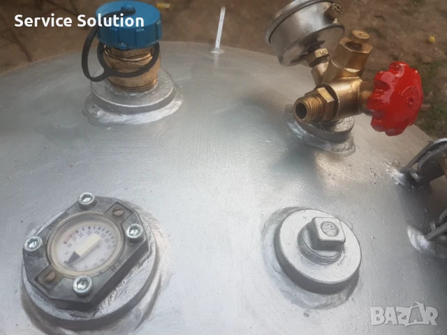 Мобилен Газов резервоар цистерна 500 L Пропан Бутан LPG сгъстен въздух амоняк, снимка 3 - Други машини и части - 51153850