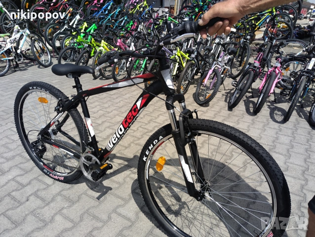 SPRINT Алуминиев велосипед 29" Velotec PRO черен/червен, снимка 4 - Велосипеди - 53563921