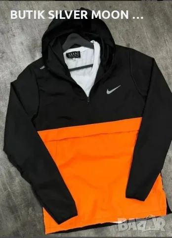 Мъжки Памучни Якета -Ветровки 💫 Nike , снимка 6 - Спортни дрехи, екипи - 49438811