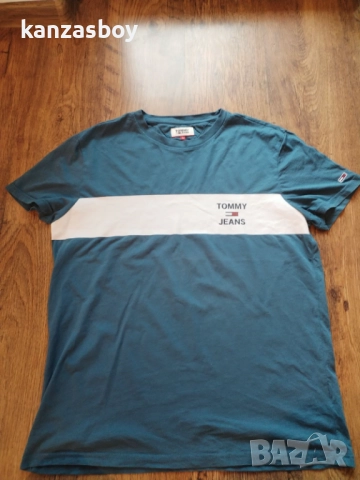 Tommy Hilfiger - страхотна мъжка тениска L, снимка 4 - Тениски - 51924548