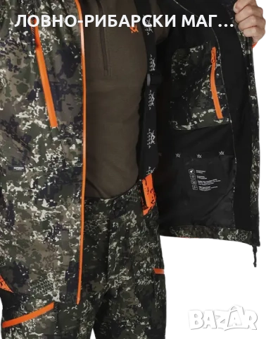 Ловен костюм Alaska Superior Pro Ms Hunting Suit, BlindTech Safety Mix, снимка 7 - Екипировка - 48305766