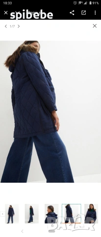 Зимно яке за бременни и бебеносене размер 44 XL Bonprix ново, снимка 6 - Якета - 53106981