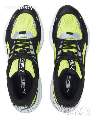 Мъжки маратонки PUMA Rs-Z Molded Shoes Black/Yellow, снимка 4 - Маратонки - 46035570