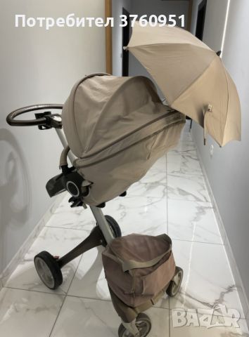 Бебешка количка Stokke, снимка 4 - Детски колички - 45284619