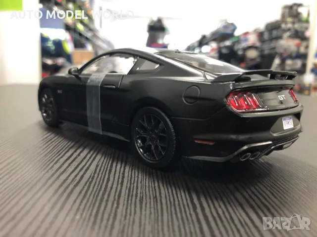 Нова метална колекционерска количка FORD MUSTANG GT 5.0 1:24 MOTORMAX, снимка 3 - Колекции - 46970108