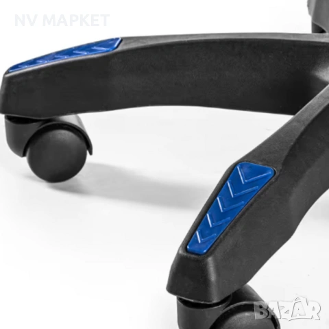 Ергономичен геймърски стол с поставка за крака, масажна функция,2 възглавници-шийна и лумбална 89.90, снимка 13 - Столове - 53167340