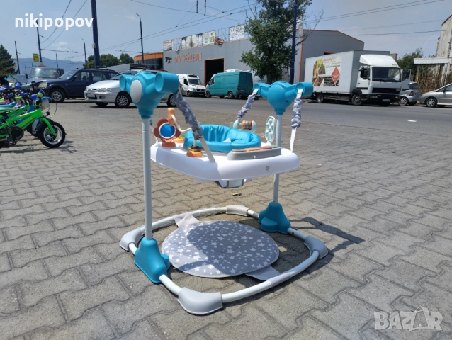 MONI Детско бънджи HOP син, снимка 10 - Проходилки - 53565090