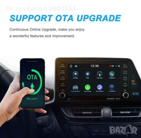 Android Auto / CarPlay / Адаптер за безжична връзка, снимка 12 - Аксесоари и консумативи - 48256875