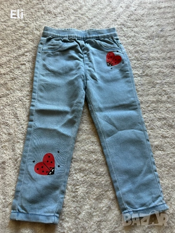 Еластични дънки  за момиченце 