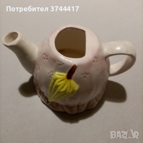 Рядка находка Очарователен винтаж чайник изработен от Shawnee Pottery само за декоративни цели , снимка 12 - Декорация за дома - 44961675