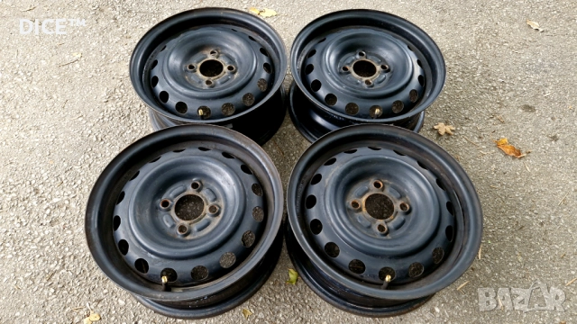 Нисан Рено 14 4х100 железни джанти Nissan Renault 4x100, снимка 2 - Гуми и джанти - 51917390