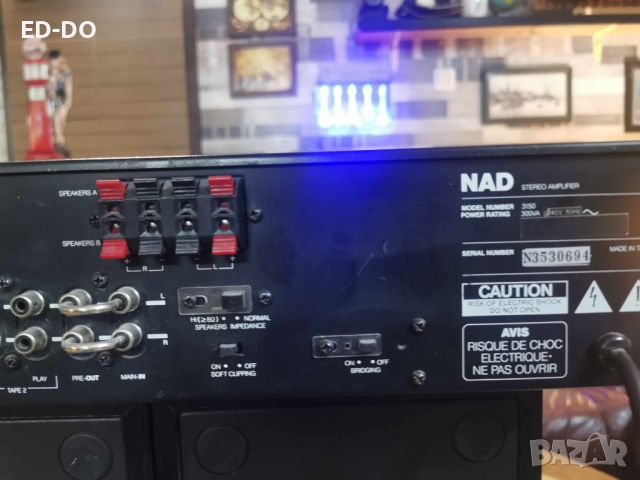 NAD stereo AMPLIFIER 3150, снимка 5 - Ресийвъри, усилватели, смесителни пултове - 45728538