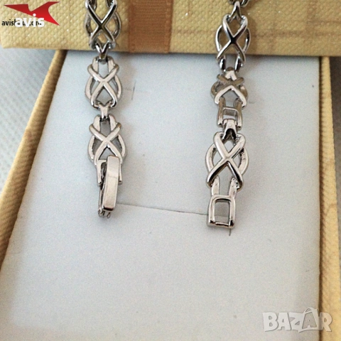 Гривна с платинено покритие 231091, снимка 3 - Гривни - 53249325