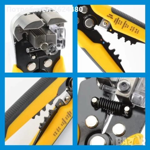 Клещи за оголване и кримпване 4408, снимка 3 - Клещи - 52566838