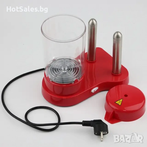 Машина за Хот Дог с два нагреваеми шиша, снимка 2 - Уреди за готвене на пара - 54029341