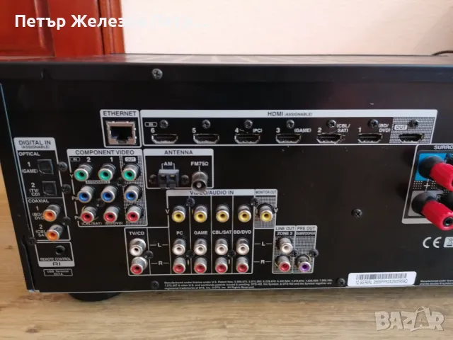 ONKYO TX-NR414 Receiver домашно кино 5.1 канала усилвател с оригинално дистанционно, снимка 9 - Ресийвъри, усилватели, смесителни пултове - 47140232