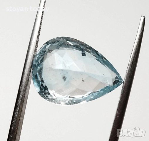 Аквамарин с форма капка и светло син цвят 8.40! Нов!, снимка 6 - Други - 51648495