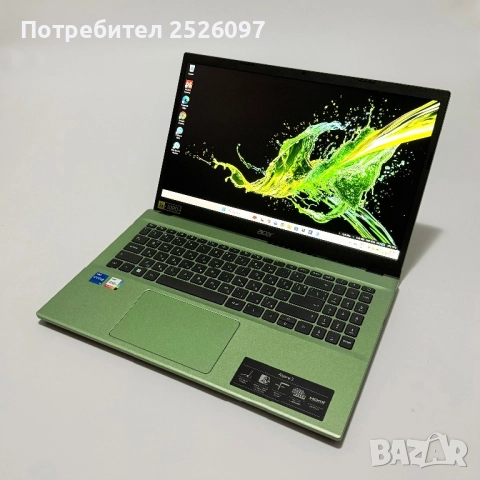 Лаптоп Acer Aspire 3/15,6” IPS/i5-1235U/16GB RAM/512GB NVMe/, снимка 4 - Лаптопи за работа - 52846694