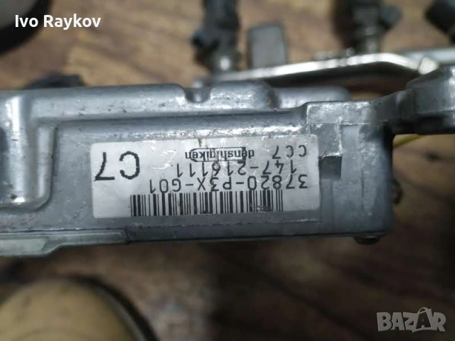 ECU Компютър двигател Honda Civic 1997 1.4 i , 75 к.с. 37820-P3X-G01 , 147-118959 , 37820P3XG01, снимка 4 - Части - 53470363