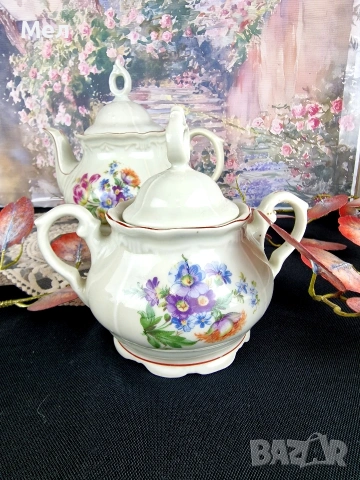 Захарница и Чайник , снимка 4 - Аксесоари за кухня - 53155054