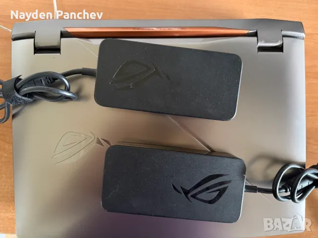 ASUS ROG g703g i7 8750H, 32gb RAM, RTX 2080, 2x512GB SSD, 1TB SSHD, снимка 4 - Лаптопи за дома - 50333529
