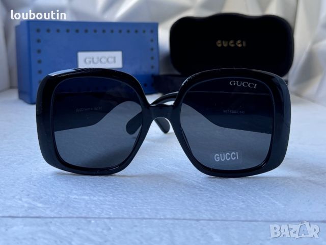 Gucci 2024 дамски слънчеви очила квадратни, снимка 4 - Слънчеви и диоптрични очила - 46505892