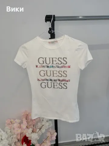 Тениска Guess размер S, снимка 6 - Тениски - 49890261