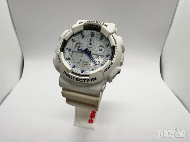 Мъжки часовник Casio G-Shock GA-100A-7AER, снимка 1 - Мъжки - 47539215